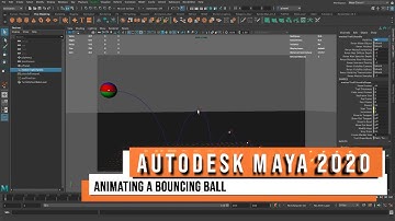 Autodesk Maya 2020 - Animating a Bouncing Ball Part 1