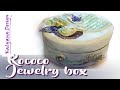 Rococo Jewelry box - polymer clay tutorial