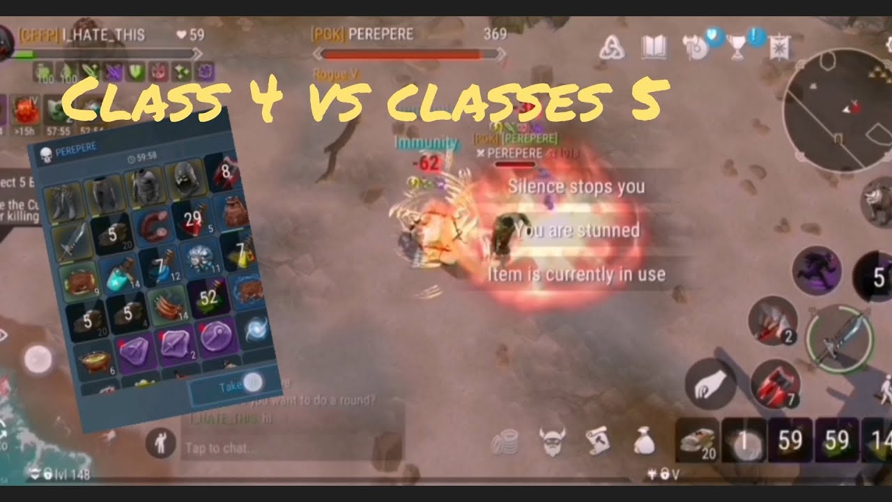 Frostborn Shadow master  PvP class 4 vs classes 5