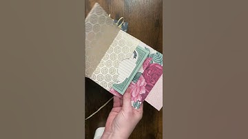 10 Minute Folio from a 12 x 12 (Fast One Page Wonder!) - Spunky Misfit Girl