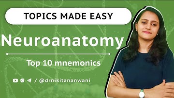 Neuroanatomy - Top 10 mnemonics | Anatomy tricks| Dr. Nikita Nanwani #neet #fmge #usmle
