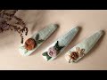 Custom Barrettes with Embroidery ⎮Hair Barrettes⎮Hair clips DIY