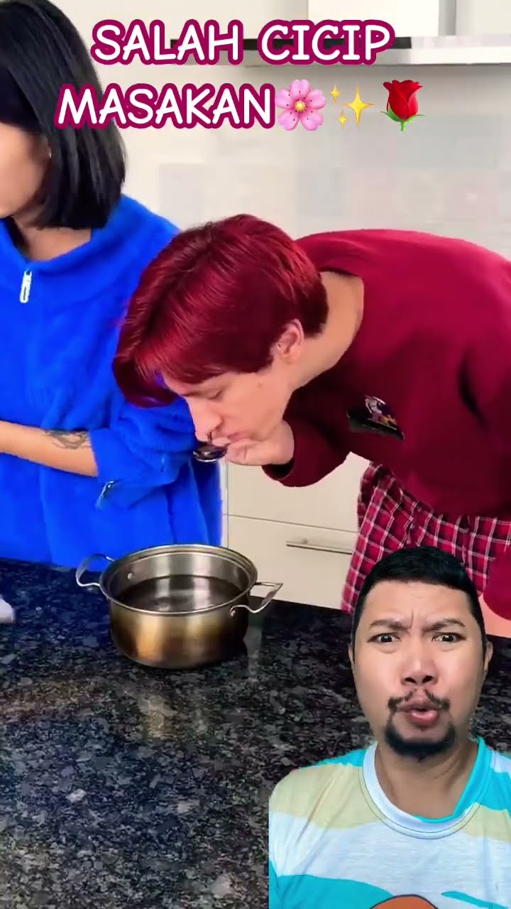 SALAH CICIP MASAKAN!!!?? #funny #kitchen #shortsfeed #greenscreen #reaction