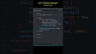 Belajar JavaScript Dari Nol: Membuat Jam Digital dengan setInterval untuk Pemula