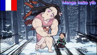 Nezuko muscle VF🇫🇷😂 |Demon slayer VF🇫🇷|