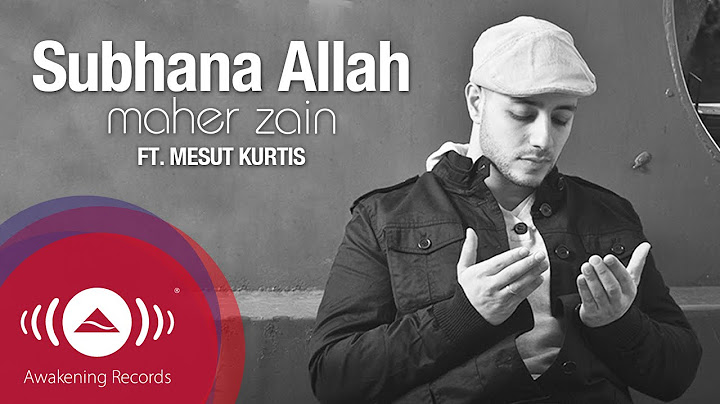 Maher Zain ft. Mesut Kurtis - Subhana Allah | Vocals Only | Official Lyric Video