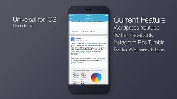 Universal App For iOs Demo