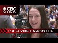 Jocelyne Larocque on being drafted 2nd overall by Toronto at PWHL draft | CBC Sports