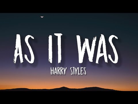 Harry Styles - As It Was (Lyircs)