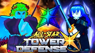 Grinding For *META* Demon Slayer Units In ALL STAR TOWER DEFENSE X! (*INSANE* Trait Luck!!)