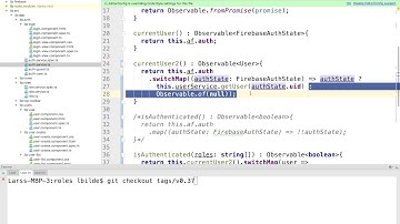Angular with Firebase part 45 of 70 - Using roles in AuthGuard using switchmap