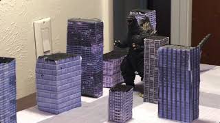 Stop motion test  Godzilla