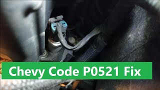 How to Fix Code P0521 Chevy Truck