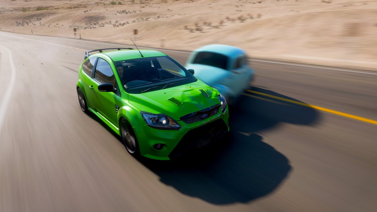 CRASHED FORD FOCUS WHILE DRIVING FORZA HORIZON 5 GAMPLAY