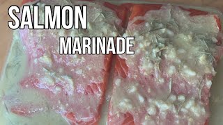 Delicious salmon marinade