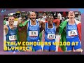 Men's 4x100 Olympic Relay Final: Italy Wins.