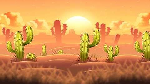 Desert parallax background