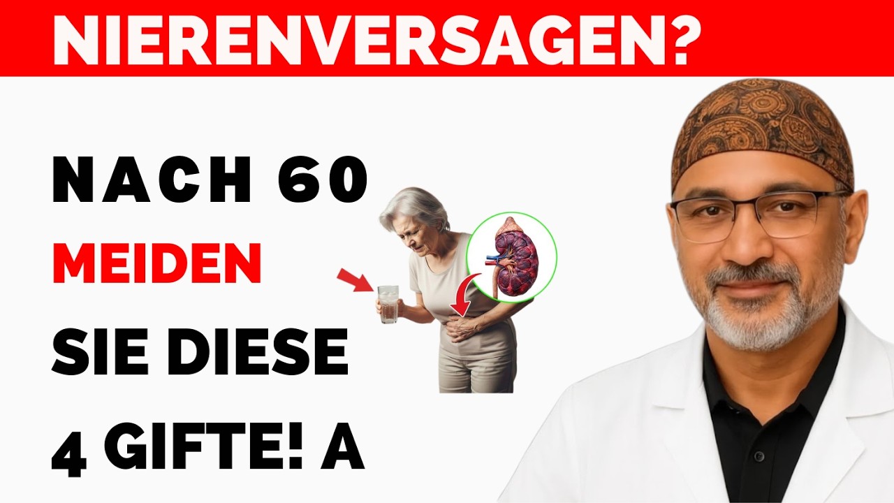 Senioren: 4 häufige Alltagsgifte gefährden die Nieren – und was sie schützt