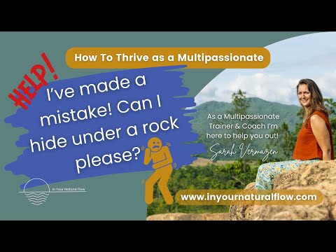 Help, I've made a mistake! 🤯 How to Overcome Perfectionism as a Multipassionate