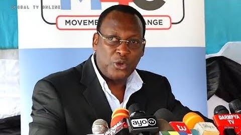 #LIVE: FREEMAN MBOWE ANAZUNGUMZA NA WAANDISHI WA HABARI DODOMA