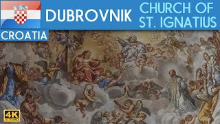 DUBROVNIK - Church of Saint Ignatius of Loyola