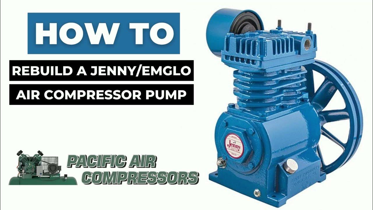 How To Rebuild a Jenny / Emglo K & KU Air Compressor Pump Head