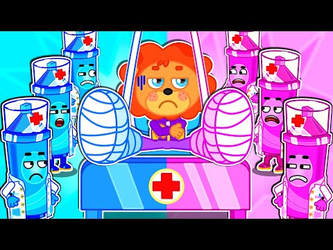 Маша и Леопольд. Фломастеры врачи - Мультик для детей - Lion Family на русском