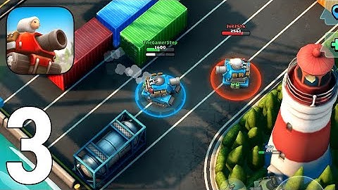 Pico Tanks: Multiplayer Mayhem Gameplay Walkthrough Part 3 - Team Deathmatch [iOS/Android Games]