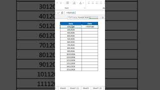 📅 Instantly Convert Numbers into Date Format in Excel | Excel Date Conversion Trick!