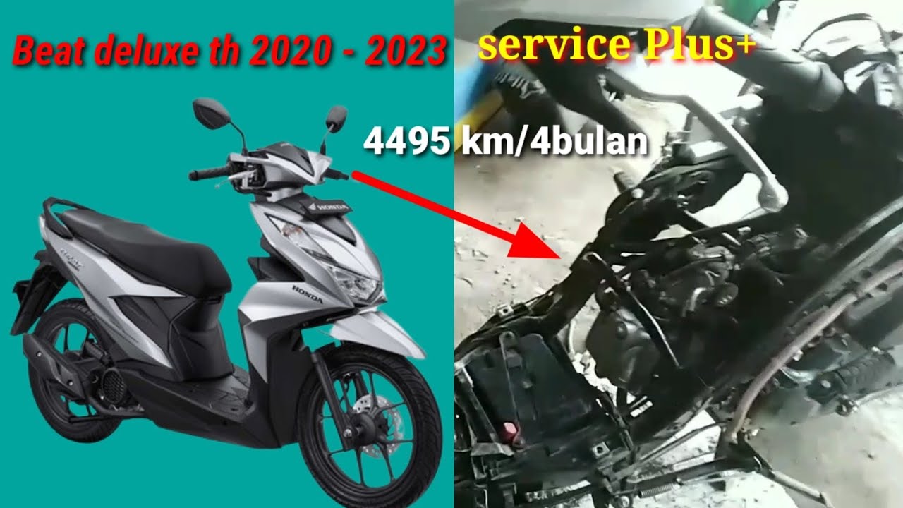 Service Beat review service beat deluxe mesin sampe ke rangka eSAF nya - YouTube