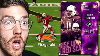 Using Golden Ticket Larry Fitzgerald... Wow!! awesome abilities!! especially acrobat 🔥 great choice