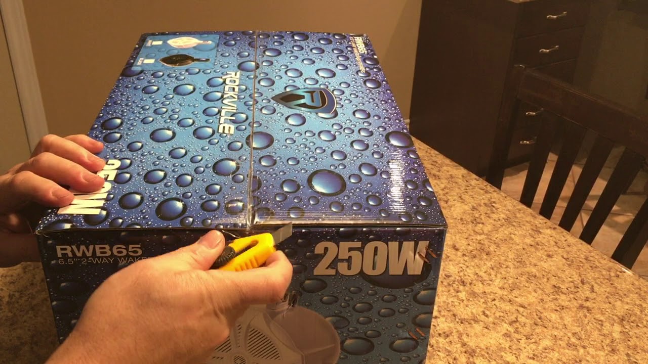 Rockville RWB65 Speakers Unboxing - YouTube