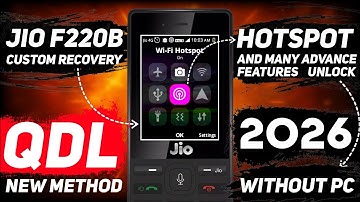 🔥F220B HOTSPOT AND CUSTOM RECOVERY INSTALL || NEW QDL METHOD || WITHOUT PC || BY UNICK PROCESS