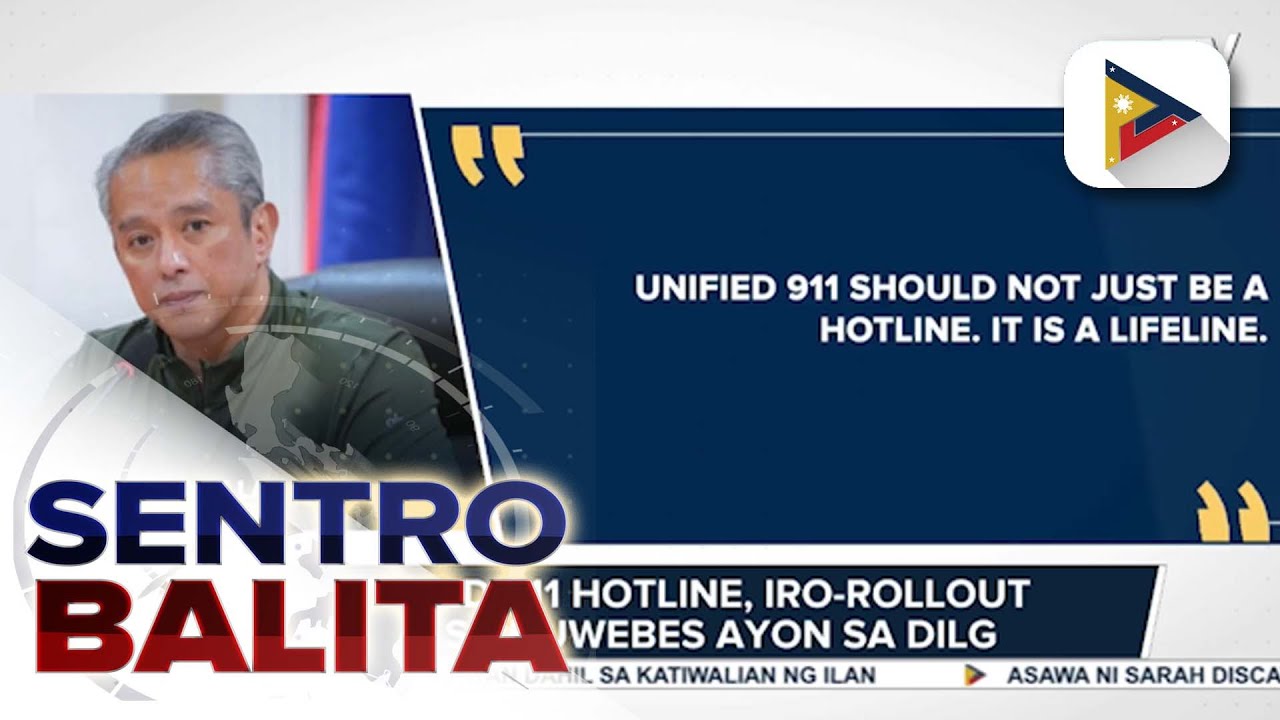 Unified 911 Hotline, iro-rollout na sa Huwebes ayon sa DILG