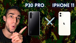 Huawei P30 Pro x iPhone 11 - Comparativo de Câmeras [Fotos Dia e Noite]