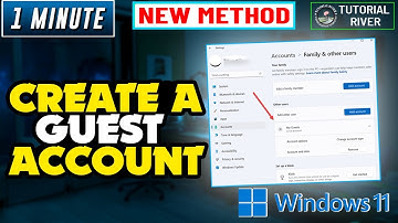 How To Create A Guest Account In Windows 11  [ Easy Steps ] 2025