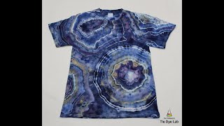 Tie Dye Design: Ice Dyed Geode Shirt