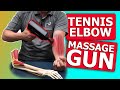 How To Use A Massage Gun For Tennis Elbow | Physical Therapist Teaches