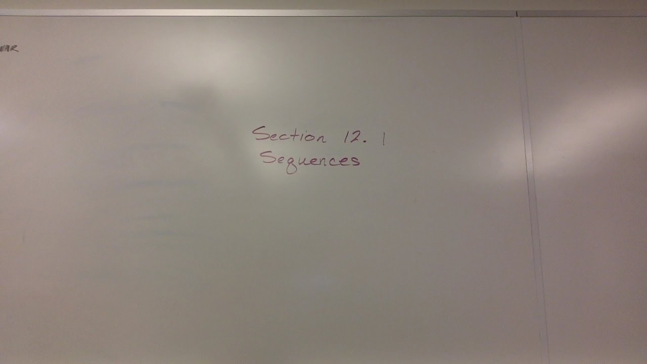 Section 12.1: Sequences - YouTube