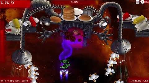 Chicken Invaders Universe: New Boss Beta Version 136.2 Burgermeister 3000