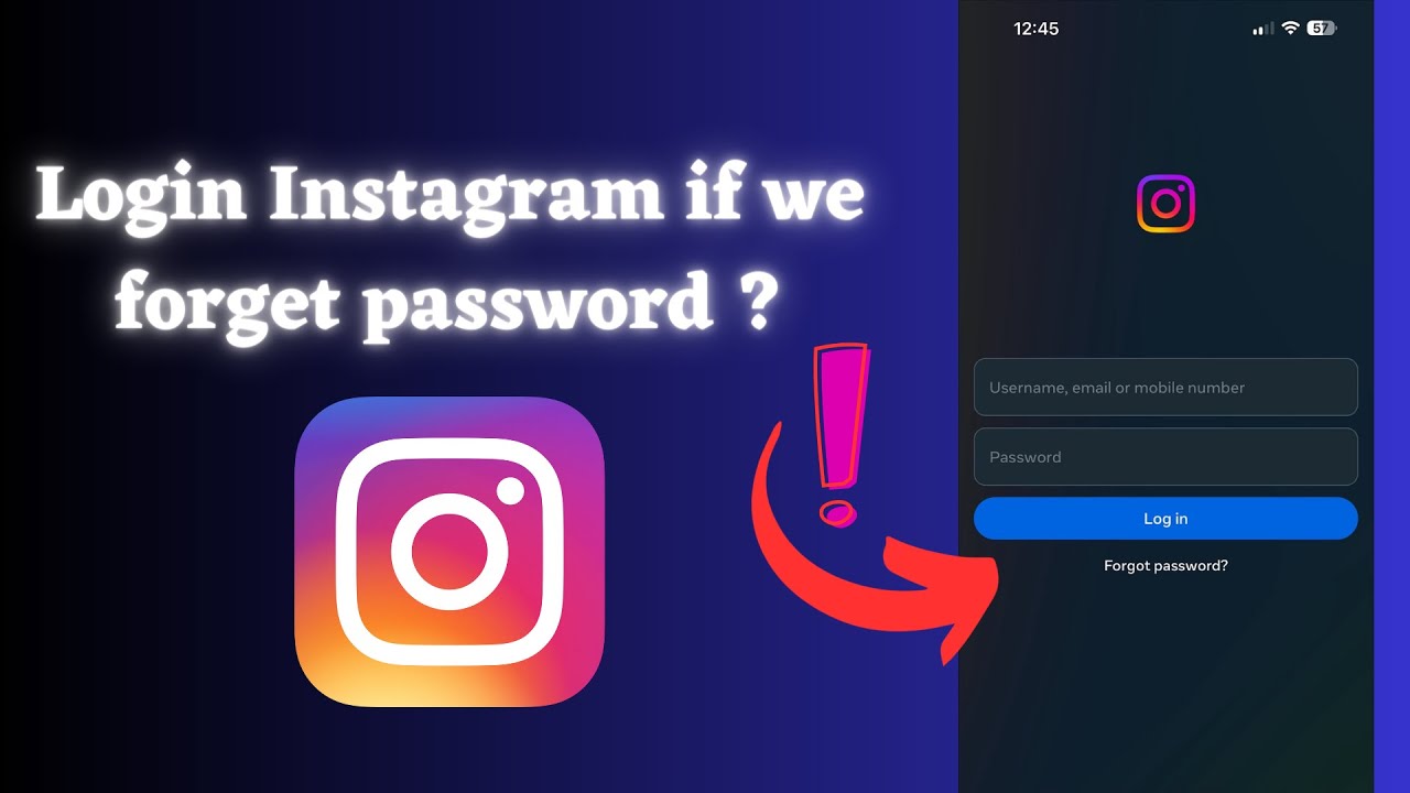 (Easy Fix) Login Instagram if we forget password ? - YouTube