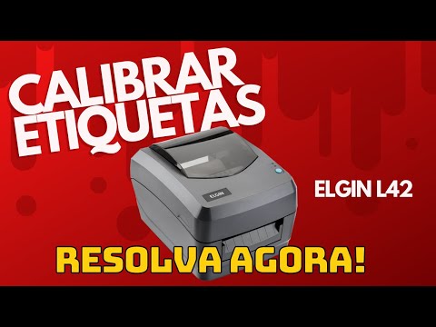 How to calibrate labels on the Elgin L42