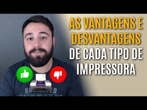 Vídeo: Quais são os diferentes tipos de impressora?