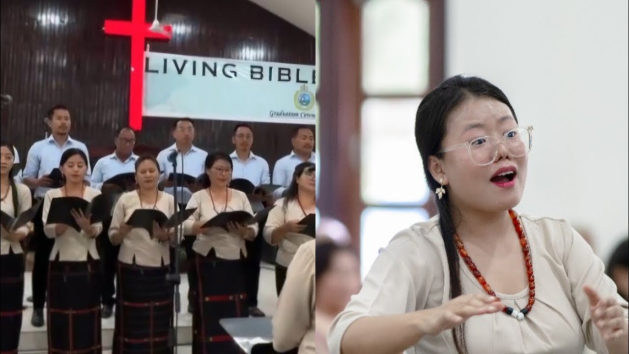 How Great Thou Art By The N.C.R.C Sumi Dimapur At Living Bible College  Led by M.D Inakali Kiba🥰🤗