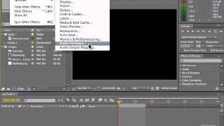 Adobe After Effects CS5 Tutorials - Project Star Crash Production, Audio Setup Part No.2