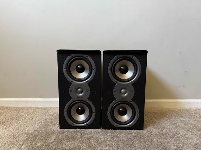 Polk Audio TSi200 Home 2 Way Bookshelf Speakers - YouTube