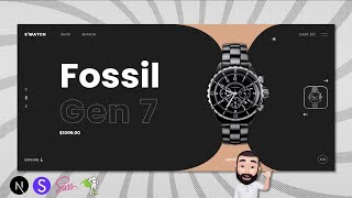 Next.JS Watches Store | Hero Section using Swiper.JS and GSAP
