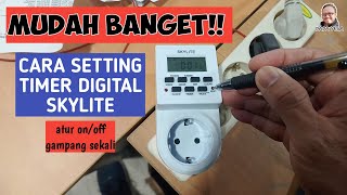 Here's an easy way to set the Skylite digital timer, and save electricity right away.