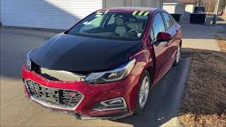 2017 Chevrolet Cruze RS уехал СВОИМ ХОДОМ на РЕМОНТ лонжерона / Как быть с капотом?! 7 серия.