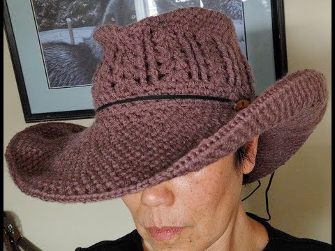 how to crochet a fedora hat in minutes - YouTube display picture 2
